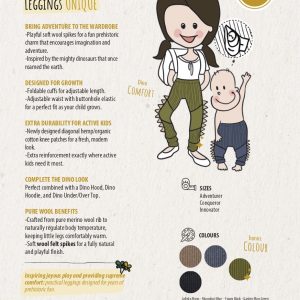 Legging Dino ManyMonths