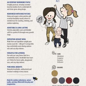 Leggings avec protège-genoux ManyMonths