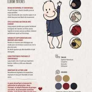 Pullover avec patch ManyMonths