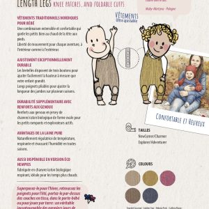 Salopette avec patch ManyMonths