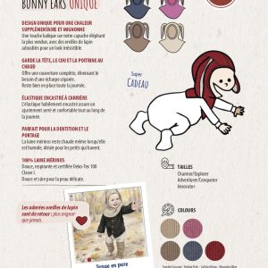 Cagoule Elephant avec oreilles de lapin