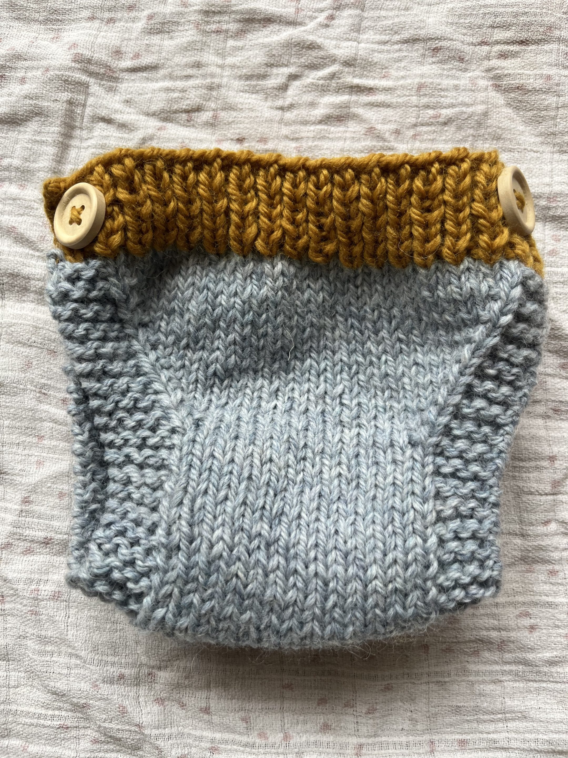 Culotte HNI gris Brouillard/Jaune Moutarde