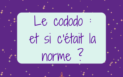✨ Le cododo : et si c’était la norme ?